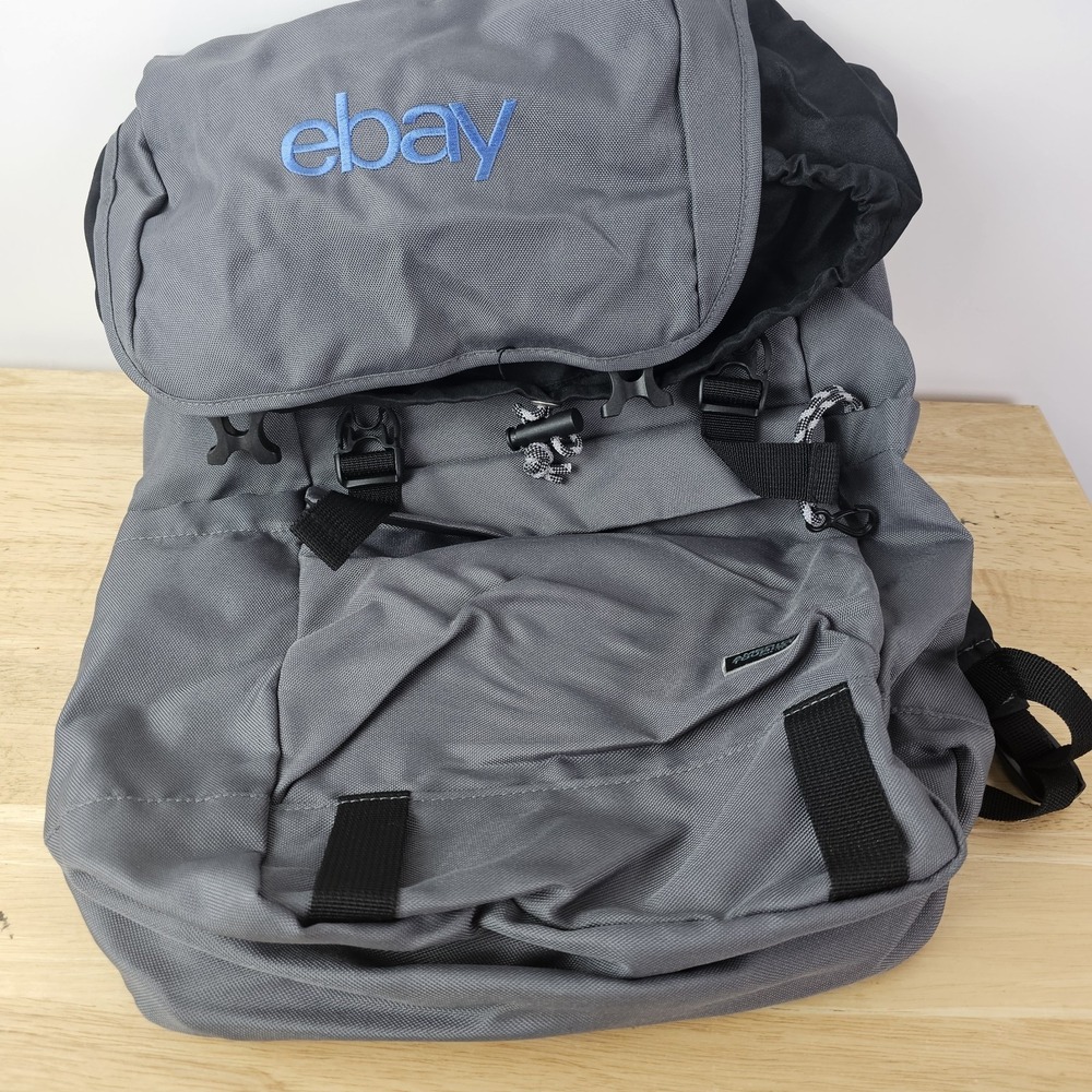 American Tourister Backpack EBAY OPEN 2023 Swag Embroidered Logo Gray Unused